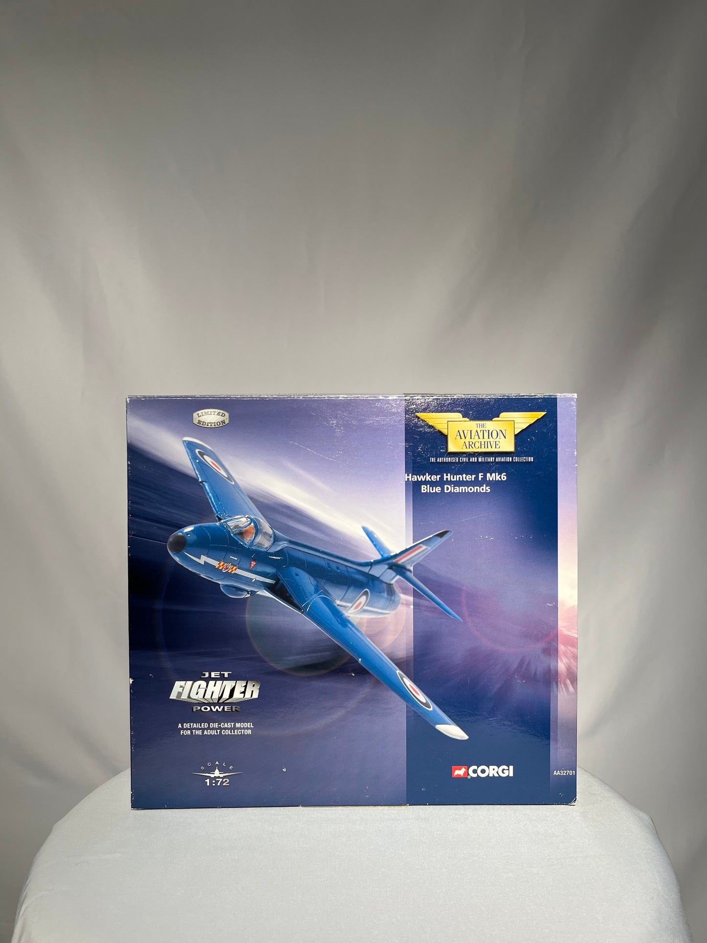 Model - Hawker Hunter Blue Diamonds