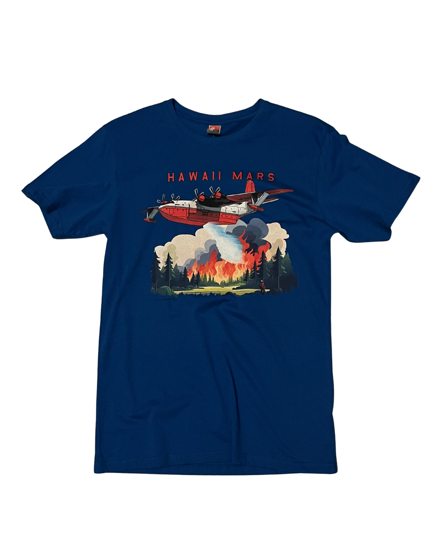 Hawaii Mars - Cartoon T-shirt