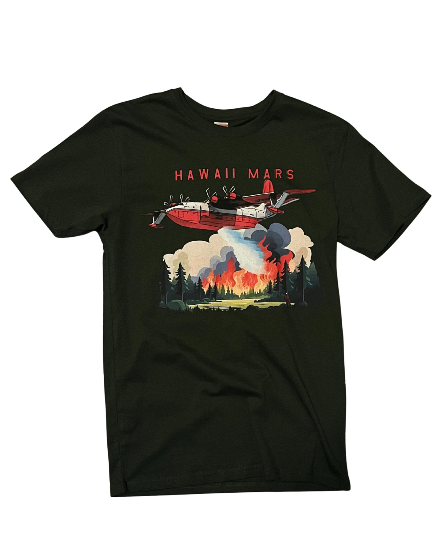 Hawaii Mars - Cartoon T-shirt