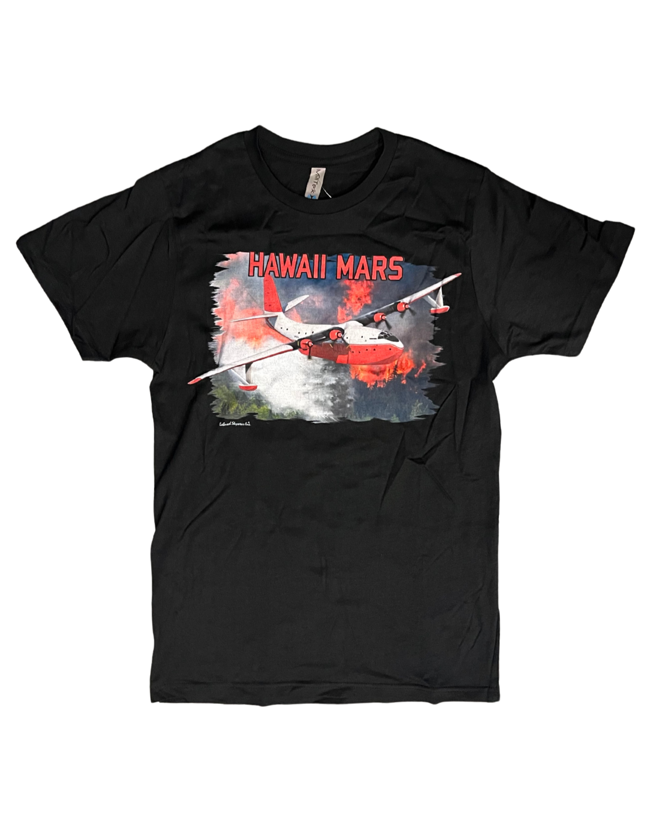 Hawaii Mars - Black T-shirt