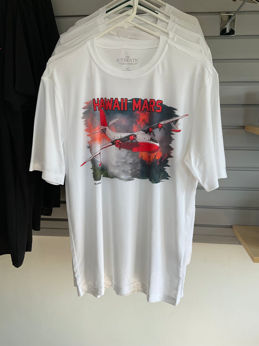 Hawaii Mars White Fire design T-Shirt