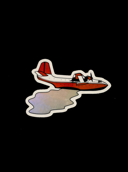 Hawaii Mars Water Drop Sticker