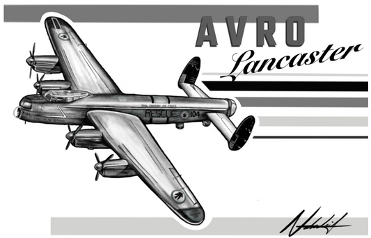 Avro Lancaster Postcard