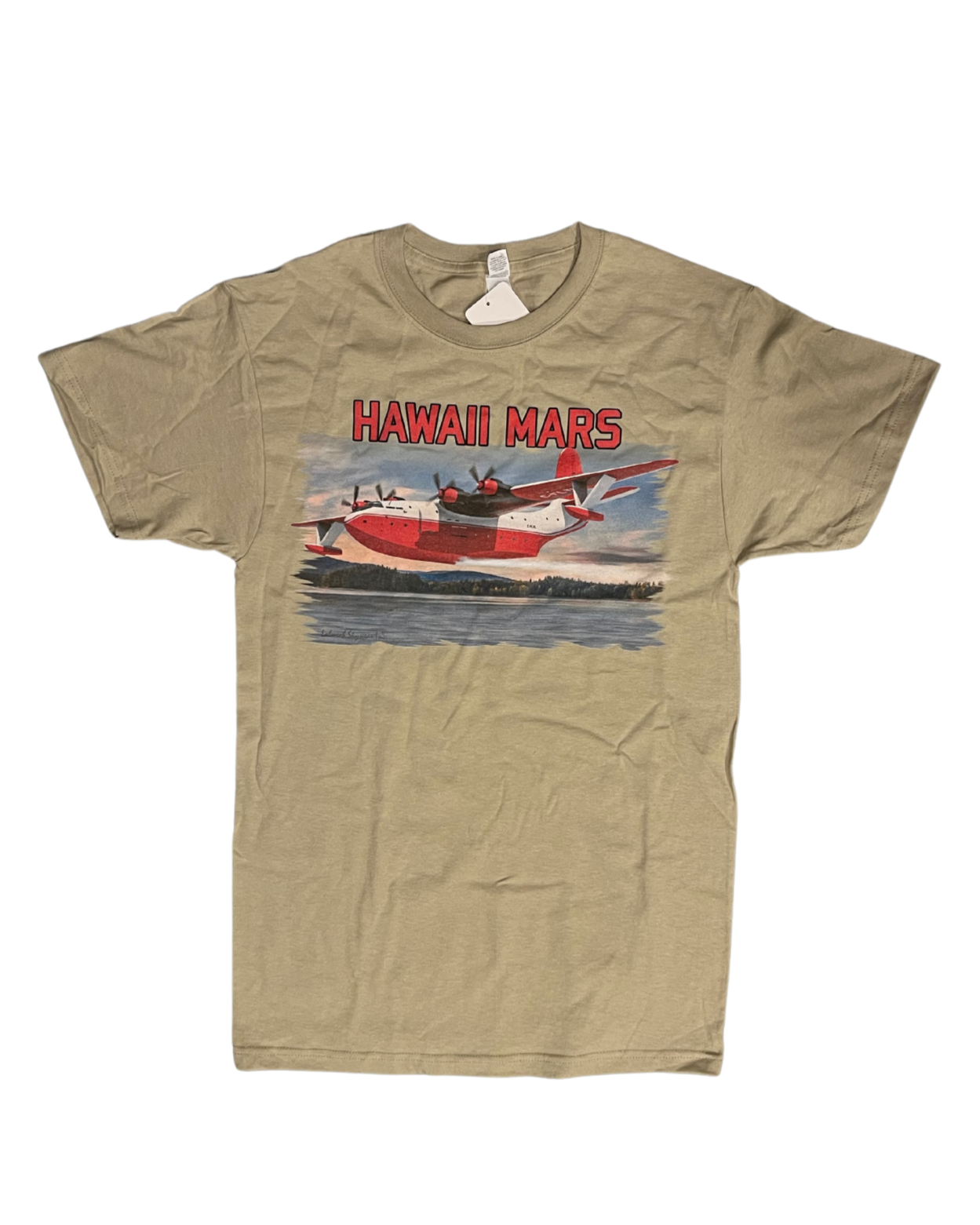 Hawaii Mars Water - Sand T-Shirt